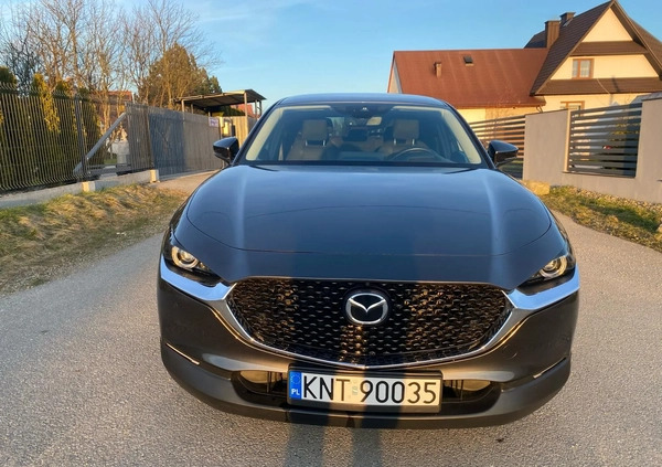 Mazda CX-30 cena 88000 przebieg: 37132, rok produkcji 2019 z Myślenice małe 67